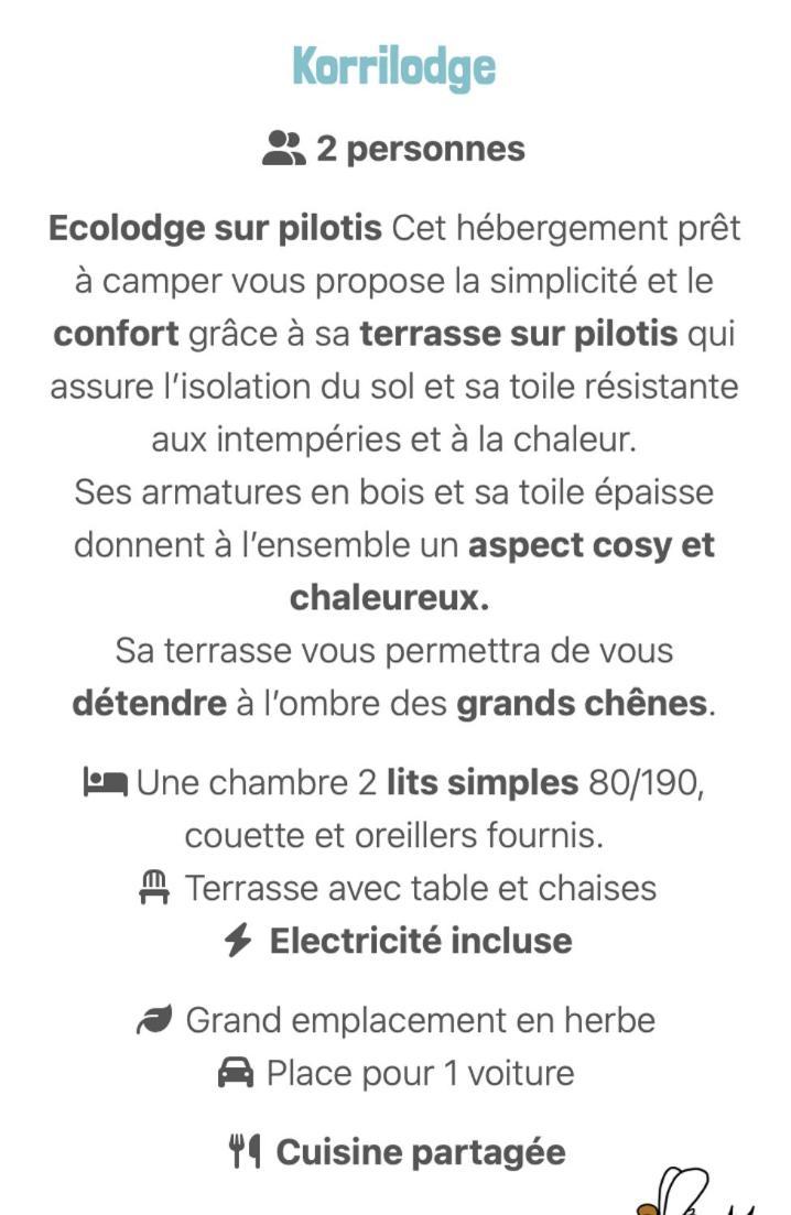 Camping Le Val Aux Fees - Broceliande Concoret エクステリア 写真
