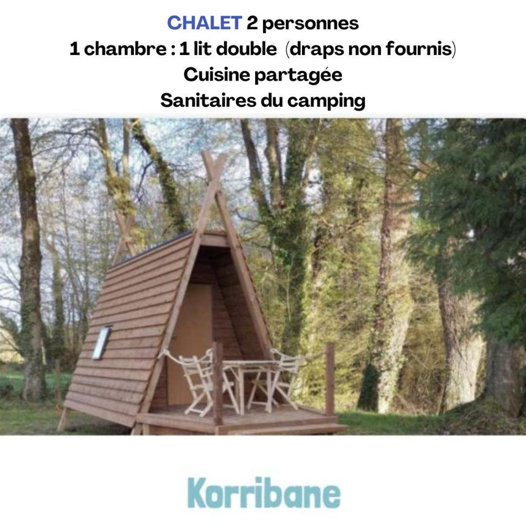 Camping Le Val Aux Fees - Broceliande Concoret エクステリア 写真