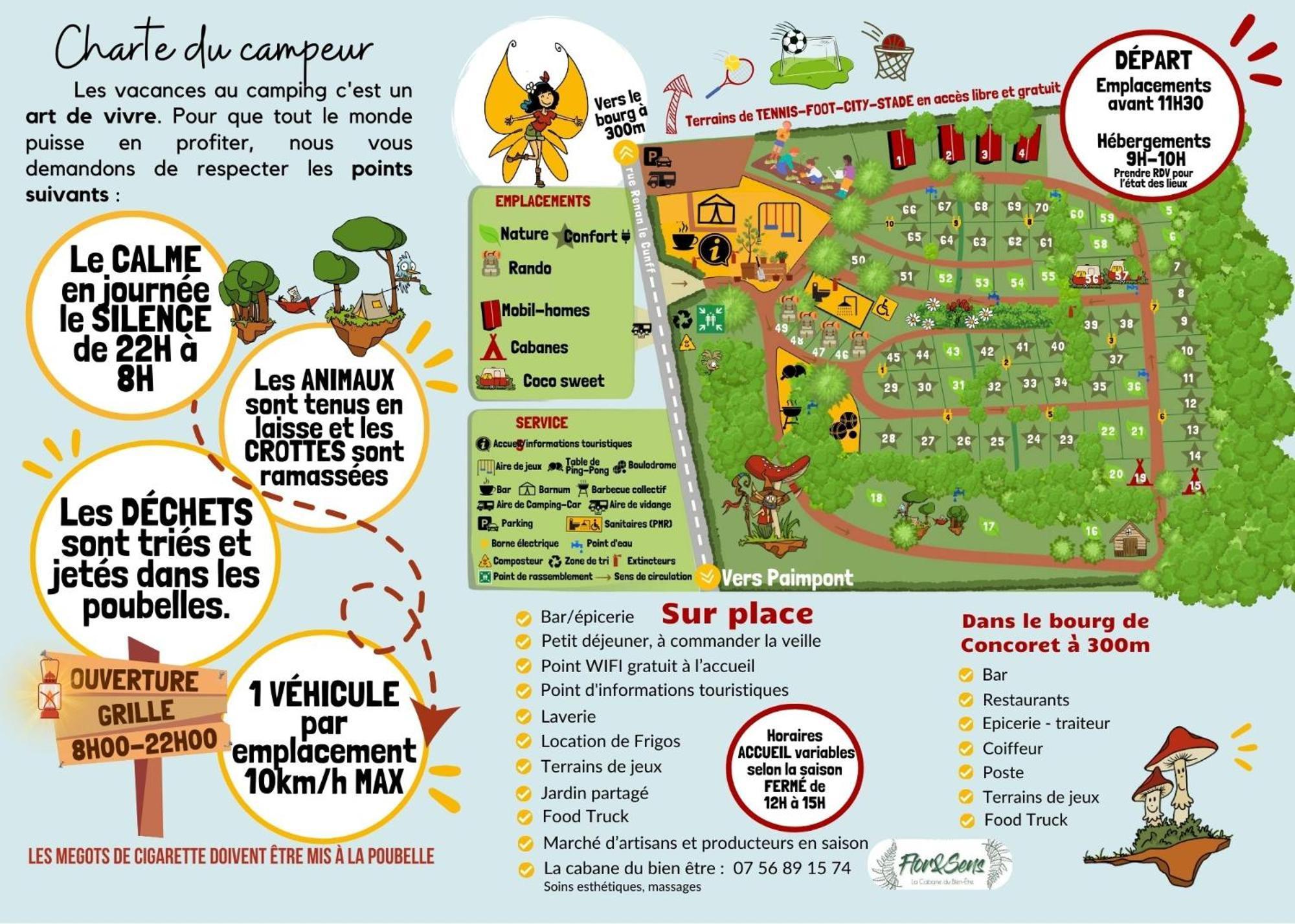 Camping Le Val Aux Fees - Broceliande Concoret エクステリア 写真