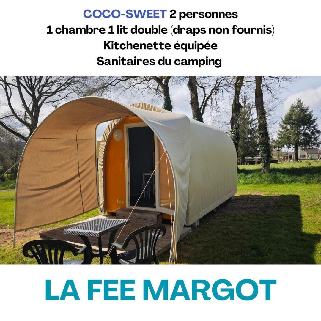 Camping Le Val Aux Fees - Broceliande Concoret エクステリア 写真