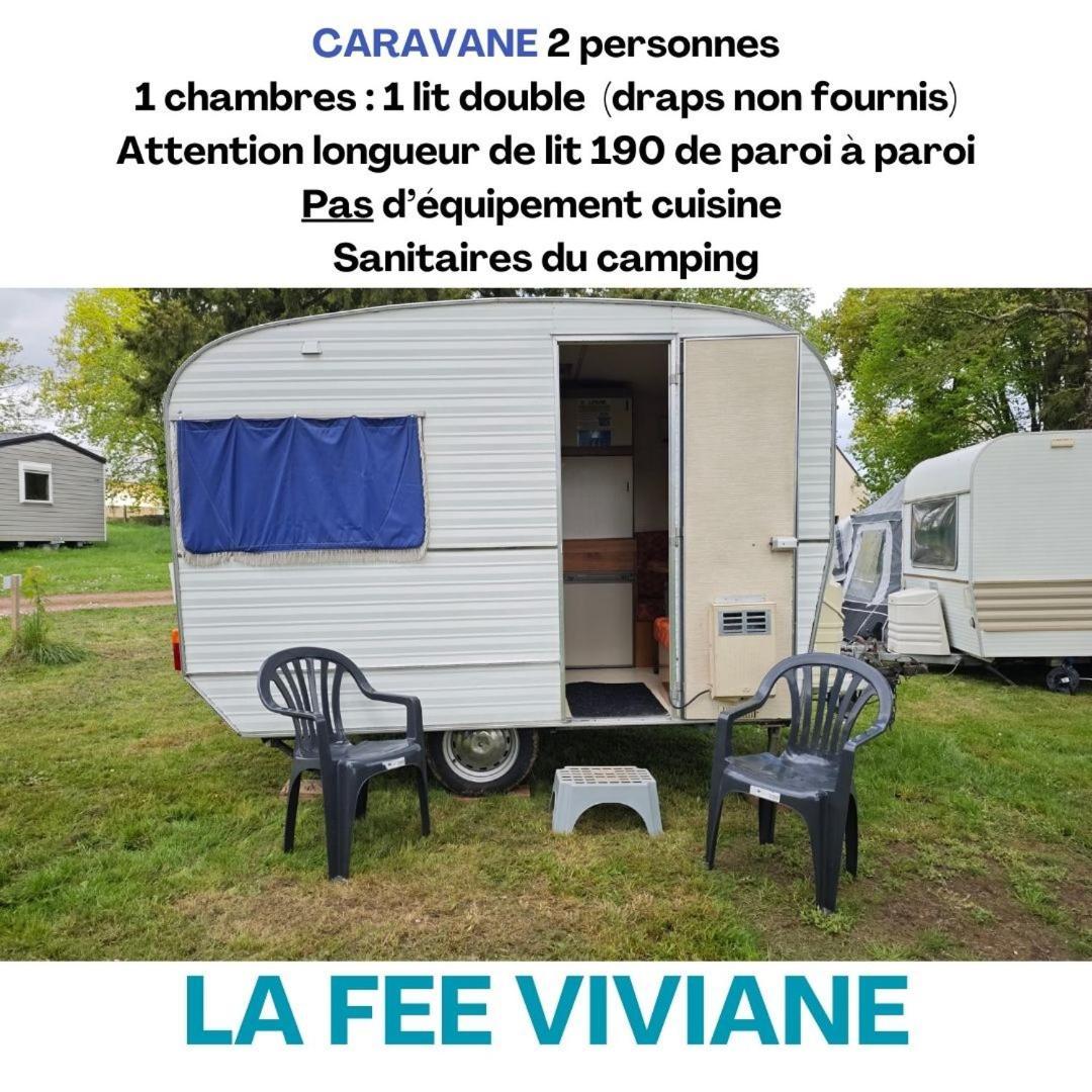 Camping Le Val Aux Fees - Broceliande Concoret エクステリア 写真